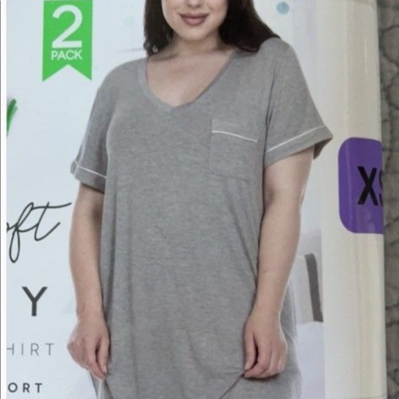 Honeydew Ladies - SLEEP SHIRT - 2 PACK (XS, S, M) - Picture 4 of 9